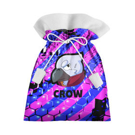 Подарочный 3D мешок с принтом Brawl Stars CROW , 100% полиэстер | Размер: 29*39 см | android | brawl stars | crow | games | leon | mobile game | stars | ворон | игры | леон | мобильные игры