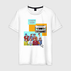 Мужская футболка хлопок с принтом Ateez , 100% хлопок | прямой крой, круглый вырез горловины, длина до линии бедер, слегка спущенное плечо. | ateez | k pop | корейская группа | музыка | парни