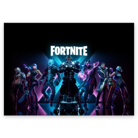 Поздравительная открытка с принтом FORTNITE , 100% бумага | плотность бумаги 280 г/м2, матовая, на обратной стороне линовка и место для марки
 | Тематика изображения на принте: fnchap2 | fortnite | fortnite 2 | fortnite x | marshmello | маршмелло | фортнайт | фортнайт 2 | фортнайт глава 2