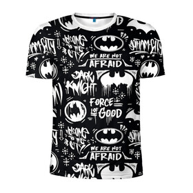 Мужская футболка 3D спортивная с принтом Batman , 100% полиэстер с улучшенными характеристиками | приталенный силуэт, круглая горловина, широкие плечи, сужается к линии бедра | bat man | batman | batman comics | caped crusader | comics | dark knight | shtatbat | бетмен | брюс уэйн | бэт мен | бэтмен | тёмный рыцарь