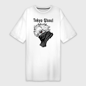 Платье-футболка хлопок с принтом Токийский гуль ,  |  | anime | tokyo ghoul | аниме | анимэ | гули | канеки кен | кузен йошимура | наки | нишики нишио | ренджи йомо | ризе камиширо | токийский гуль | тоука киришима | ута | хинами фуэгучи | шуу цукияма