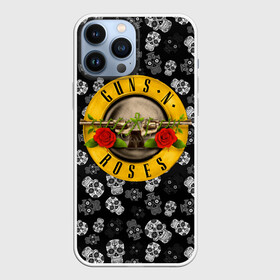 Чехол для iPhone 13 Pro Max с принтом Guns n roses ,  |  | axl rose | geffen records | gnr | guns | rock | roses | slash | гансы | пистолеты | розы | рок | слеш | эксл роуз
