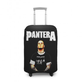 Чехол для чемодана 3D с принтом Pantera , 86% полиэфир, 14% спандекс | двустороннее нанесение принта, прорези для ручек и колес | american | anselmo | havy metal | pantera | philip anselmo | trash metal | ансельмо | пантера | фил ансельмо