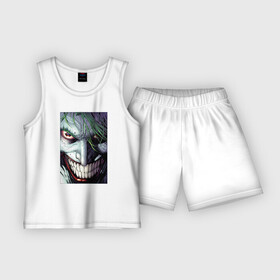Детская пижама с шортами хлопок с принтом Joker ,  |  | joker | shtatjoker | артур флек | джокер | жокир