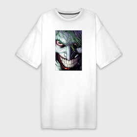 Платье-футболка хлопок с принтом Joker ,  |  | joker | shtatjoker | артур флек | джокер | жокир