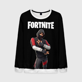 Мужской свитшот 3D с принтом FORTNITE IKONIK (КАПЮШОН) , 100% полиэстер с мягким внутренним слоем | круглый вырез горловины, мягкая резинка на манжетах и поясе, свободная посадка по фигуре | fnchap2 | fortnite | fortnite 2 | fortnite x | ikonik | marshmello | иконик | маршмелло | фортнайт | фортнайт 2 | фортнайт глава 2