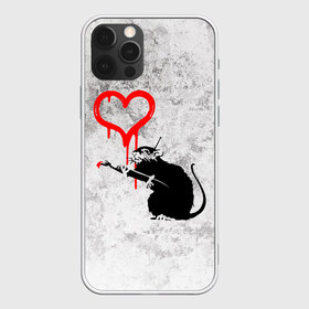 Чехол для iPhone 12 Pro Max с принтом BANKSY , Силикон |  | banksy | heart | бэнкси | сердце