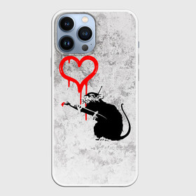 Чехол для iPhone 13 Pro Max с принтом BANKSY | БЭНКСИ | СЕРДЦЕ | LOVE ,  |  | Тематика изображения на принте: banksy | heart | бэнкси | сердце