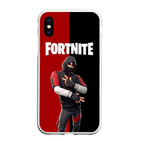 Чехол для iPhone XS Max матовый с принтом FORTNITE IKONIK , Силикон | Область печати: задняя сторона чехла, без боковых панелей | fortnite | fortnite 2 | fortnite x маршмелло | ikonik | marshmello | ninja | ninja streamer | иконик | ниндзя | фортнайт | фортнайт 2 | фортнайт глава 2