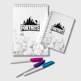 Блокнот с принтом FORTNITE , 100% бумага | 48 листов, плотность листов — 60 г/м2, плотность картонной обложки — 250 г/м2. Листы скреплены удобной пружинной спиралью. Цвет линий — светло-серый
 | fnchap2 | fortnite | fortnite 2 | fortnite x | marshmello | маршмелло | фортнайт | фортнайт 2 | фортнайт глава 2