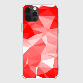 Чехол для iPhone 12 Pro Max с принтом Красные полигоны , Силикон |  | abstract | abstraction | color | geometry | paitnt | polygon | polygonal | psy | абстракция | геометрия | краски | неоновые | полигоны | психоделика