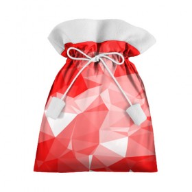 Подарочный 3D мешок с принтом Красные полигоны , 100% полиэстер | Размер: 29*39 см | abstract | abstraction | color | geometry | paitnt | polygon | polygonal | psy | абстракция | геометрия | краски | неоновые | полигоны | психоделика