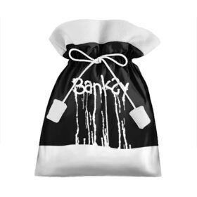Подарочный 3D мешок с принтом Banksy , 100% полиэстер | Размер: 29*39 см | art | banksy | street | street art | арт | бэнкси | стрит | стрит арт
