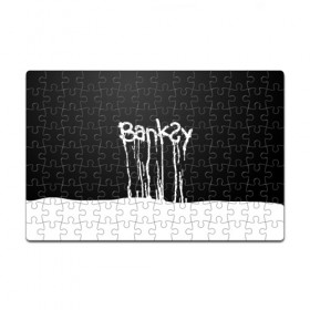 Пазл магнитный 126 элементов с принтом Banksy , полимерный материал с магнитным слоем | 126 деталей, размер изделия —  180*270 мм | art | banksy | street | street art | арт | бэнкси | стрит | стрит арт