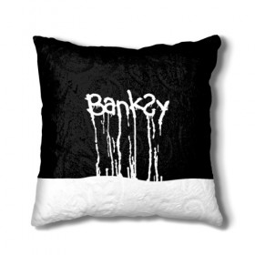 Подушка 3D с принтом Banksy , наволочка – 100% полиэстер, наполнитель – холлофайбер (легкий наполнитель, не вызывает аллергию). | состоит из подушки и наволочки. Наволочка на молнии, легко снимается для стирки | art | banksy | street | street art | арт | бэнкси | стрит | стрит арт