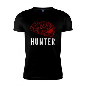 Мужская футболка премиум с принтом Mindhunter , 92% хлопок, 8% лайкра | приталенный силуэт, круглый вырез ворота, длина до линии бедра, короткий рукав | hunter | mind | mindhunter | netflix | мозг | охотник | охотник за разумом | разум | сериал