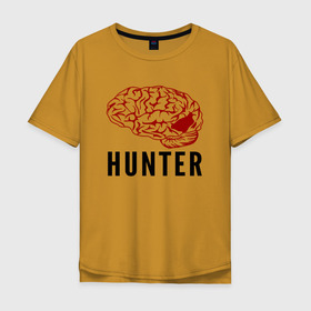 Мужская футболка хлопок Oversize с принтом Mindhunter , 100% хлопок | свободный крой, круглый ворот, “спинка” длиннее передней части | hunter | mind | mindhunter | netflix | мозг | охотник | охотник за разумом | разум | сериал