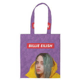 Сумка 3D повседневная с принтом BILLIE EILISH , 100% полиэстер | Плотность: 200 г/м2; Размер: 34×35 см; Высота лямок: 30 см | bad guy | billie | eilish | ocean eyes | айлиш | билли | девушка | певица | эйлиш