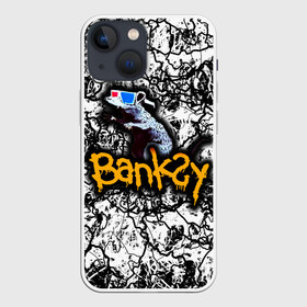 Чехол для iPhone 13 mini с принтом Banksy ,  |  | Тематика изображения на принте: art | banksy | street | street art | арт | бэнкси | стрит | стрит арт