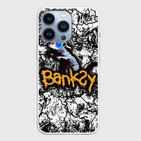 Чехол для iPhone 13 Pro с принтом Banksy ,  |  | Тематика изображения на принте: art | banksy | street | street art | арт | бэнкси | стрит | стрит арт