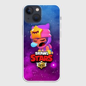 Чехол для iPhone 13 mini с принтом SANDY SPACE (Brawl Stars) ,  |  | brawl | bull | colt | crow | game | games | leon | online | penny | poco | sandy | shelly | spike | star | stars | wanted | брав | бравл | браво | звезда | звезды | игра | игры | лого | онлайн | сенди | старс | сэнди