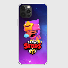 Чехол для iPhone 12 Pro с принтом SANDY SPACE (Brawl Stars) , силикон | область печати: задняя сторона чехла, без боковых панелей | brawl | bull | colt | crow | game | games | leon | online | penny | poco | sandy | shelly | spike | star | stars | wanted | брав | бравл | браво | звезда | звезды | игра | игры | лого | онлайн | сенди | старс | сэнди