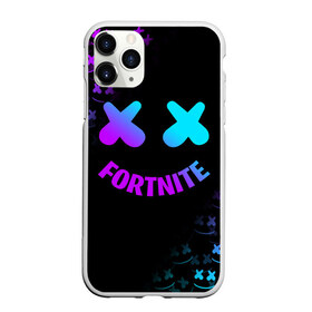 Чехол для iPhone 11 Pro матовый с принтом FORTNITE x MARSHMELLO , Силикон |  | 