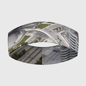 Повязка на голову 3D с принтом BMW city ,  |  | Тематика изображения на принте: bmw | buildings | city | germany | munich | prestige | бмв | германия | город | здания | мюнхен | престиж