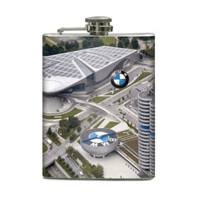 Фляга с принтом BMW city , металлический корпус | емкость 0,22 л, размер 125 х 94 мм. Виниловая наклейка запечатывается полностью | bmw | buildings | city | germany | munich | prestige | бмв | германия | город | здания | мюнхен | престиж