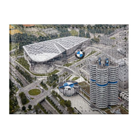 Обложка для студенческого билета с принтом BMW city , натуральная кожа | Размер: 11*8 см; Печать на всей внешней стороне | Тематика изображения на принте: bmw | buildings | city | germany | munich | prestige | бмв | германия | город | здания | мюнхен | престиж