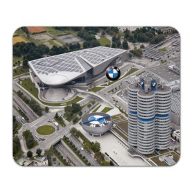 Коврик для мышки прямоугольный с принтом BMW city , натуральный каучук | размер 230 х 185 мм; запечатка лицевой стороны | Тематика изображения на принте: bmw | buildings | city | germany | munich | prestige | бмв | германия | город | здания | мюнхен | престиж