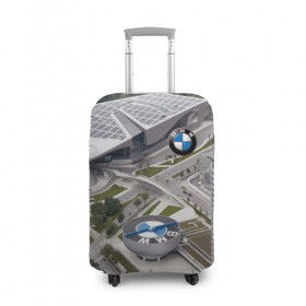 Чехол для чемодана 3D с принтом BMW city , 86% полиэфир, 14% спандекс | двустороннее нанесение принта, прорези для ручек и колес | Тематика изображения на принте: bmw | buildings | city | germany | munich | prestige | бмв | германия | город | здания | мюнхен | престиж