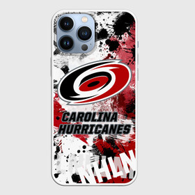 Чехол для iPhone 13 Pro Max с принтом Каролина Харрикейнз ,  |  | carolina | carolina hurricanes | hockey | hurricanes | nhl | каролина | каролина харрикейнз | нхл | спорт | харрикейнз | хоккей | шайба