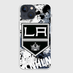Чехол для iPhone 13 mini с принтом Лос Анджелес Кингз ,  |  | hockey | kings | los angeles | los angeles kings | nhl | usa | кингз | лос анджелес | лос анджелес кингз | нхл | спорт | сша | хоккей | шайба