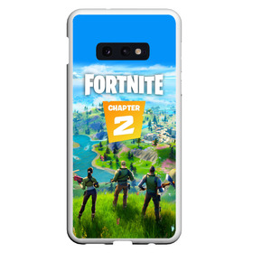 Чехол для Samsung S10E с принтом FORTNITE 2 ЧАСТЬ (2 СТОРОНЫ) , Силикон | Область печати: задняя сторона чехла, без боковых панелей | 1 сезон | 11 сезон | 2 часть | battle | chapter 2 | fort | fortnite | fortnite 2 | royale | season 11 | битва | королевская | форт | фортнайт