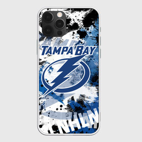 Чехол для iPhone 12 Pro Max с принтом Тампа-Бэй Лайтнинг , Силикон |  | hockey | lightning | nhl | tampa bay | tampa bay lightning | usa | лайтнинг | нхл | спорт | сша | тампа бэй | тампа бэй лайтнинг | хоккей | шайба