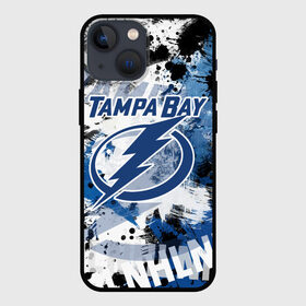 Чехол для iPhone 13 mini с принтом Тампа Бэй Лайтнинг ,  |  | hockey | lightning | nhl | tampa bay | tampa bay lightning | usa | лайтнинг | нхл | спорт | сша | тампа бэй | тампа бэй лайтнинг | хоккей | шайба