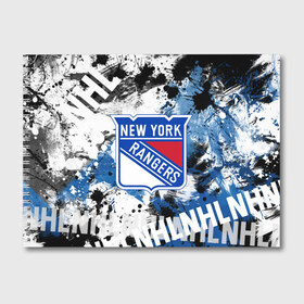Альбом для рисования с принтом Нью-Йорк Рейнджерс , 100% бумага
 | матовая бумага, плотность 200 мг. | Тематика изображения на принте: hockey | new york | new york rangers | nhl | rangers | usa | нхл | нью йорк | нью йорк рейнджерс | рейнджерс | спорт | сша | хоккей | шайба