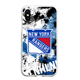 Чехол для iPhone XS Max матовый с принтом Нью-Йорк Рейнджерс , Силикон | Область печати: задняя сторона чехла, без боковых панелей | Тематика изображения на принте: hockey | new york | new york rangers | nhl | rangers | usa | нхл | нью йорк | нью йорк рейнджерс | рейнджерс | спорт | сша | хоккей | шайба