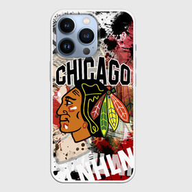 Чехол для iPhone 13 Pro с принтом Chicago Blackhawks ,  |  | blackhawks | chicago | chicago blackhawks | hockey | nhl | usa | блэкхокс | нхл | спорт | сша | хоккей | чикаго | чикаго блэкхокс | шайба