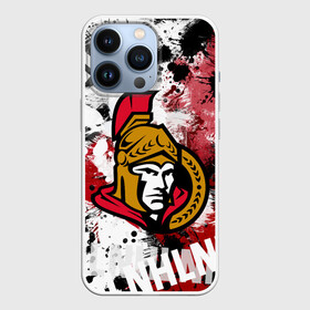 Чехол для iPhone 13 Pro с принтом Оттава Сенаторз ,  |  | Тематика изображения на принте: hockey | nhl | ottawa | ottawa senators | senators | usa | нхл | оттава | оттава сенаторз | сенаторз | спорт | сша | хоккей | шайба