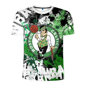 Мужская футболка 3D спортивная с принтом Бостон Селтикс , 100% полиэстер с улучшенными характеристиками | приталенный силуэт, круглая горловина, широкие плечи, сужается к линии бедра | boston | boston celtics | celtics | nba | баскетбол | бостон | бостон селтикс | нба | селтикс