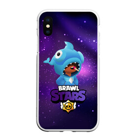 Чехол для iPhone XS Max матовый с принтом Leon (Brawl Stars) , Силикон | Область печати: задняя сторона чехла, без боковых панелей | brawl stars | crow | game | leon | бравл | бравл стар | бравл старс | ворон | ворона | детская | детям | игра | компьютерная игра | кров | леон | персонаж | развлечение