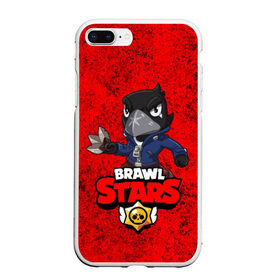 Чехол для iPhone 7Plus/8 Plus матовый с принтом Crow (Brawl Stars) , Силикон | Область печати: задняя сторона чехла, без боковых панелей | brawl stars | crow | game | leon | бравл | бравл стар | бравл старс | ворон | ворона | детская | детям | игра | компьютерная игра | кров | леон | персонаж | развлечение