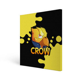 Холст квадратный с принтом Crow (Brawl Stars) , 100% ПВХ |  | brawl stars | crow | game | leon | бравл | бравл стар | бравл старс | ворон | ворона | детская | детям | игра | компьютерная игра | кров | леон | персонаж | развлечение