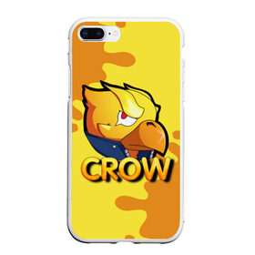 Чехол для iPhone 7Plus/8 Plus матовый с принтом Crow (Brawl Stars) , Силикон | Область печати: задняя сторона чехла, без боковых панелей | brawl stars | crow | game | leon | бравл | бравл стар | бравл старс | ворон | ворона | детская | детям | игра | компьютерная игра | кров | леон | персонаж | развлечение