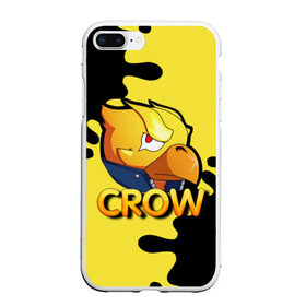 Чехол для iPhone 7Plus/8 Plus матовый с принтом Crow (Brawl Stars) , Силикон | Область печати: задняя сторона чехла, без боковых панелей | brawl stars | crow | game | leon | бравл | бравл стар | бравл старс | ворон | ворона | детская | детям | игра | компьютерная игра | кров | леон | персонаж | развлечение