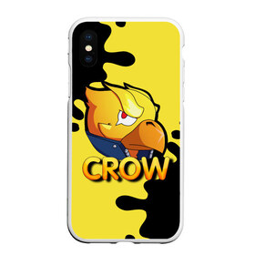 Чехол для iPhone XS Max матовый с принтом Crow (Brawl Stars) , Силикон | Область печати: задняя сторона чехла, без боковых панелей | brawl stars | crow | game | leon | бравл | бравл стар | бравл старс | ворон | ворона | детская | детям | игра | компьютерная игра | кров | леон | персонаж | развлечение