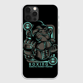 Чехол для iPhone 12 Pro Max с принтом Gorilla fighter , Силикон |  | Тематика изображения на принте: boxing | cool | fighter | fist | glove | gorilla | monkey | power | punch | robot | боец | бокс | горилла | крутая | кулак | обезьяна | перчатка | робот | сила | удар