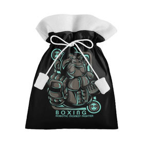Подарочный 3D мешок с принтом Gorilla fighter , 100% полиэстер | Размер: 29*39 см | boxing | cool | fighter | fist | glove | gorilla | monkey | power | punch | robot | боец | бокс | горилла | крутая | кулак | обезьяна | перчатка | робот | сила | удар